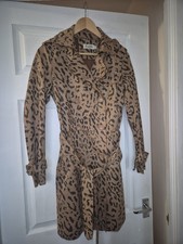 Leopard Print Coat Size Small