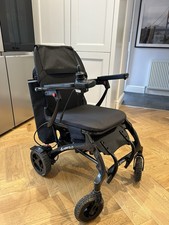 Airfold Folding Carbon Fibre Electric Wheelchair Powerchair Lightweight 17.6kg