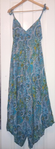 Paisley turquoise cullottes - turquoise,