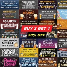 Novelty Bar Signs Funny Retro