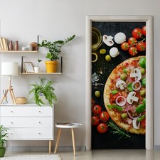 Adhesive film door sticker
