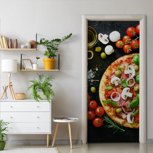Adhesive film door - , sticker