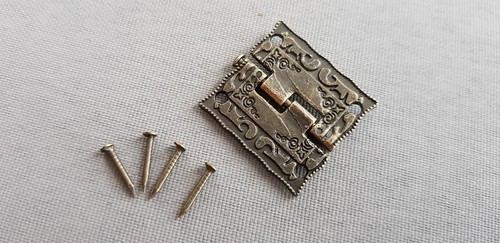 Vintage hinges antique brass - vintage,