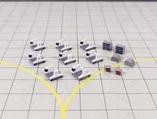 8x AIRPORT ULD CONTAINER X-WAY