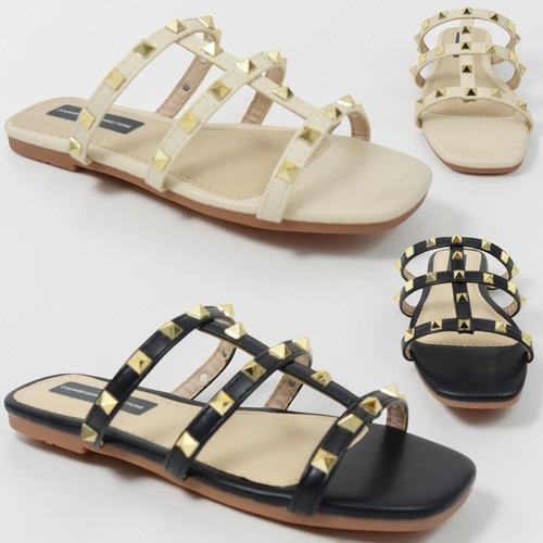 Flat slip sandal womens - flat,