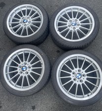 GENUINE SET OF 18” BMW STYLE 32 ALLOYS & TYRES 5x120 M SPORT E36 E46 M3 635 850I