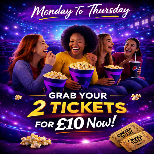 Cineworld cinema tickets - 2x,