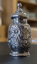 Antique solid silver Pepper