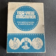 Easi-View Hands Free Magnifier For Reading Needlework And Handicrafts Boxed