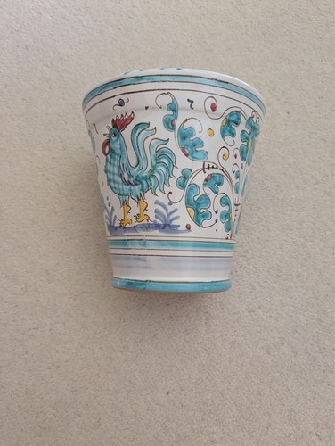 Vintage french plant pot - vintage,