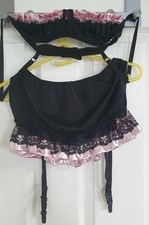 Stocking Suspender Set With Matching Bra   Size 10UK