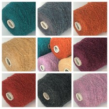 Multicolor BOUCLE MOHAIR WOOL