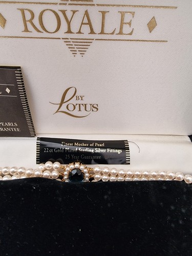 Royale lotus simulated pearl - lotus,