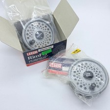 Leeda Rimfly Kingsize 100 Reel + Spare Spool Vintage Fly Fishing Reel Used