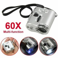 Mini 60X Microscope Magnifier