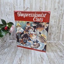 Impressionist Cats by Susan Herbert Hardcover 1992 Funny Cat Lover Book Gift