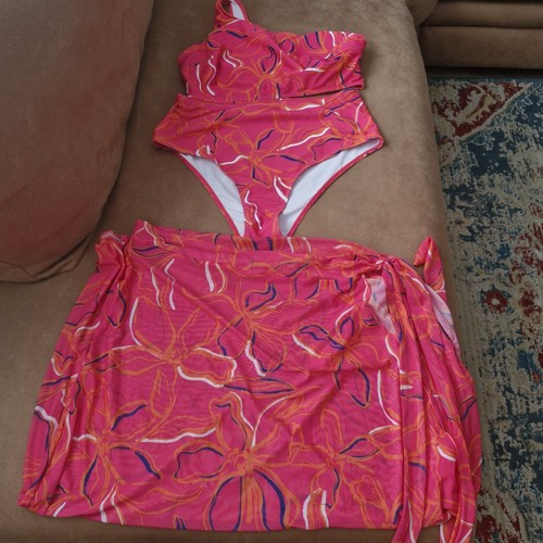 Magenta orange abstract - , print