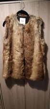 Faux Fur Zara Gilet  Size S