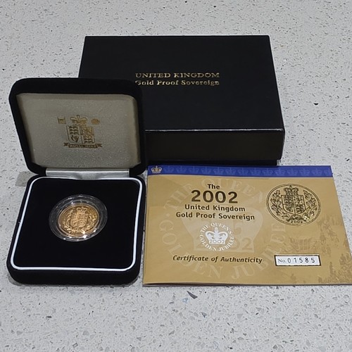 2002 united kingdom gold proof - united,