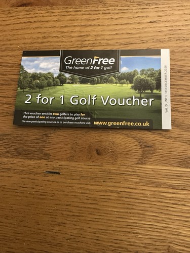 Greenfree for golf voucher - 2,