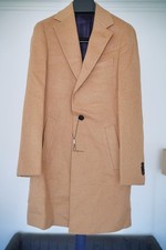 SuitSupply Vicenza Overcoat 100% Columbo baby Camel hair EU44 UK44 BNWOT