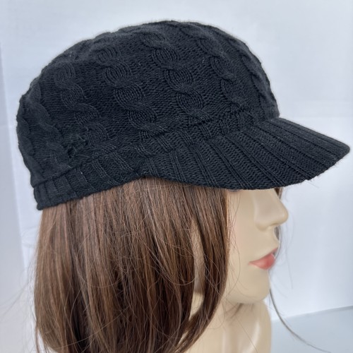 Women newsboy cap black - women’s,