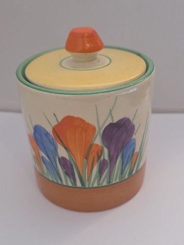Clarice cliff crocus jampot - cliff,