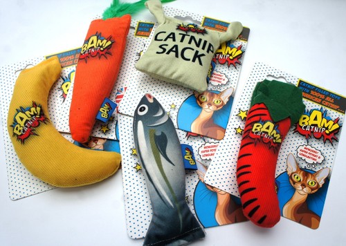 Bam cosmic catnip filled cat - bam!,