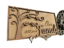 Personalised Wooden Family
