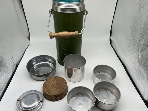 Large vintage food flask - vintage,