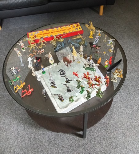 Vintage plastic figures - vintage,