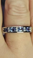 Ceylon Blue Sapphire, White