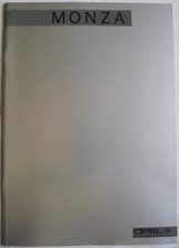 OPEL Monza Car Sales Brochure