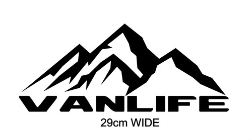 Vanlife decal 29cm - ,