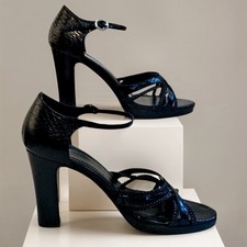 Shellys London Shoes Size 6 Leather Retro Platform Vintage 90s