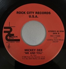 Micky Dee / Me And You / Rock City Records U.S.A - Rare AOR, Boogie Soul - M-