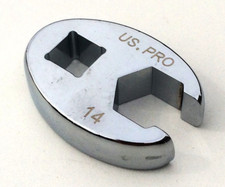 US PRO 14mm 6 pt metric crowsfoot brake line wrench spanner 3/8" dr. drive