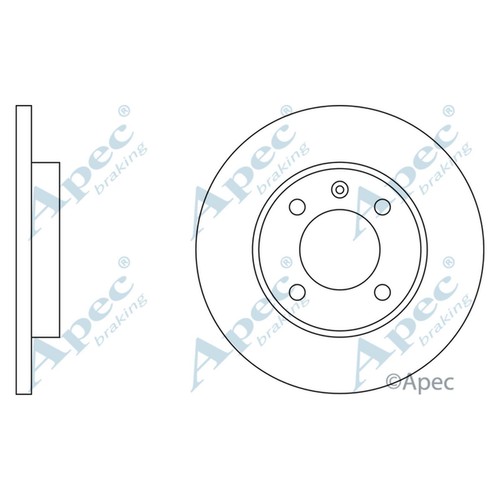 Brake discs solid for vw - 2x,