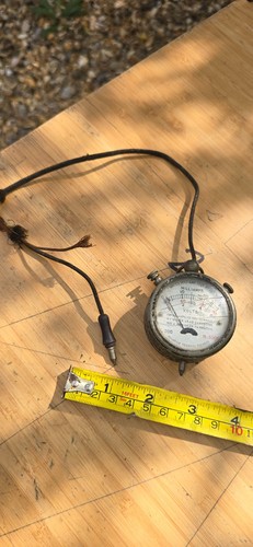 Vintage voltmeter wates pocket - wates,
