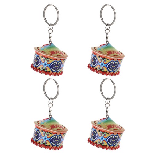Mongolian yurt keychain travel - yurt,