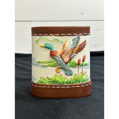 Vintage mallard duck ceramic - duck,