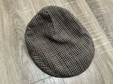 Georgia Rianne Countryside Classic Baker Boy Herringbone UK Men's Hat Wool Blend