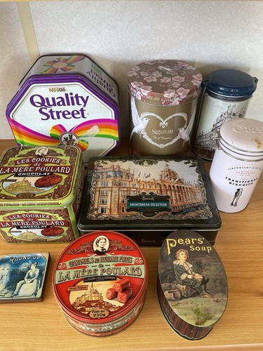 Job lot vintage biscuit - lot, 9