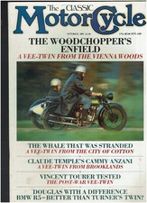 THE CLASSIC MOTORCYCLE OCTOBER 1987 - VINCENT RAPIDE SERIES 3 / BMW R5 / DOUGLAS