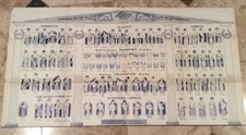 VINTAGE AVRO LADIES UNDERWEAR ILLUSTRATED CHART & PRICE LIST 1930s VERY RARE