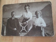 Social History Postcard - Group - B/m, Mrs Foster & Florie aged 17 (Unposted) 