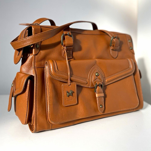 Radley london tan pebbled - london,