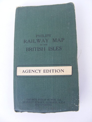 1929 philips railway map - 1929,