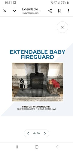 New baby fireguard - baby,