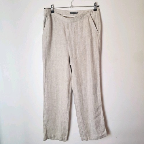 Laura ashley oatmeal wide leg - ashley,